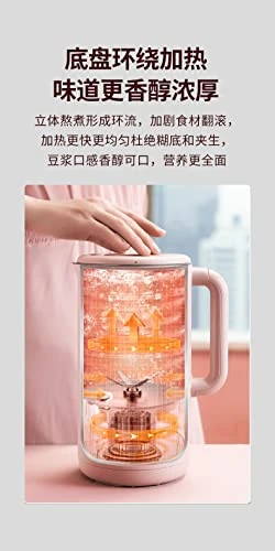Oyoung DJ06M Mini Automatic Soymilk Maker Congee Juicer Soup (Pink) 7 Oyoung DJ06M Mini Automatic Soymilk Maker Congee Juicer Soup (Pink) - Image 5