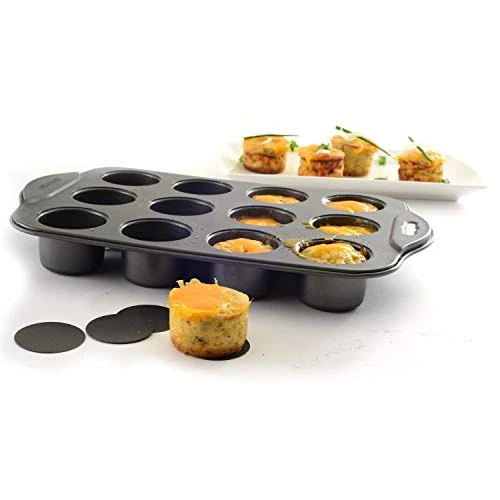 Mini Cheesecake Pan, 13" X 8.25", Nonstick 5 Mini Cheesecake Pan, 13" X 8.25", Nonstick - Image 3