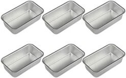 Non Stick Bread Pan 7pcs Aluminum Alloy Baking Bread Pan Loaf Pan Nonstick Mini Loaf Bread Toast Pan Home Bakeware Baking Tools Long Loaf Pan 24 Non Stick Bread Pan 7pcs Aluminum Alloy Baking Bread Pan Loaf Pan Nonstick Mini Loaf Bread Toast Pan Home Bakeware Baking Tools Long Loaf Pan -Wilton Shop 41ciAxgJzlL. AC