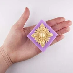 Pearl Diamond Brooch Silicone Fondant Broach Mold High Definition Quality Wedding Cake Topper Jewelry Decoration Birthday Party Gemstone Cupcake Tool For Sugarcraft, Polymer Clay, Crafting 7 Pearl Diamond Brooch Silicone Fondant Broach Mold High Definition Quality Wedding Cake Topper Jewelry Decoration Birthday Party Gemstone Cupcake Tool For Sugarcraft, Polymer Clay, Crafting -Wilton Shop 41cxAxEKeRL