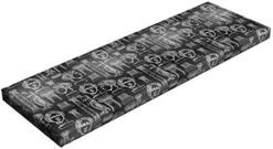 Nostalgic Bench Pad, Blue Monochromatic Vintage Pattern Repetition, Standard Size HR Foam Cushion With Decorative Fabric Cover, 45" X 15" X 2", Seafoam Green 31 Nostalgic Bench Pad, Blue Monochromatic Vintage Pattern Repetition, Standard Size HR Foam Cushion With Decorative Fabric Cover, 45" X 15" X 2", Seafoam Green -Wilton Shop 41d3iBjgc1L. AC