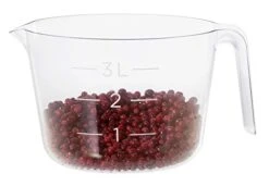 ASTROMAX Food Storage Container, Polypropylene, Transparent/Pink, 3 L