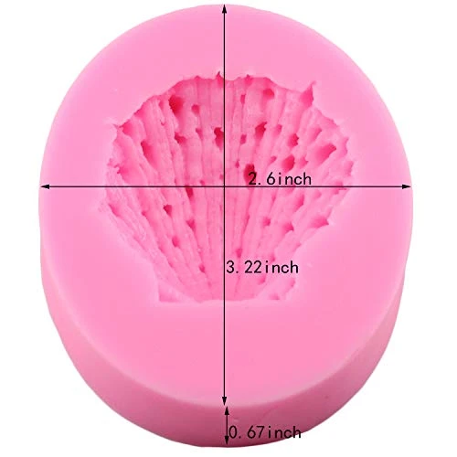 Seashell Silicone Mold Shell Fondant Molds Cupcake Cake Decoration Tool Set 4 Seashell Silicone Mold Shell Fondant Molds Cupcake Cake Decoration Tool Set - Image 2