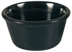 Yanco NC-536BK Smooth Ramekin, 2 Oz Capacity, 1.25" Height, 2.75" Diameter, Melamine, Black Color, Pack Of 72