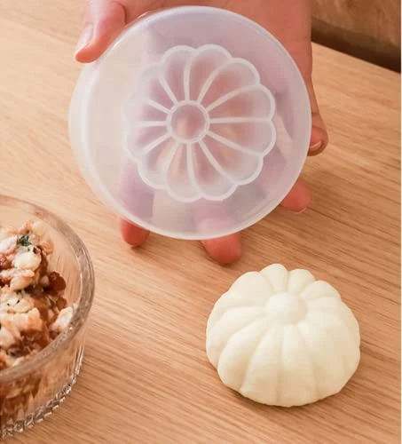 Chinese Style 2.4 Inch Baozi Maker Non-Stick Plastic Baozi Maker Steamer Dumpling Maker Handmade Bun Making Mold Pastry Pie Baozi Bun Cooking Tools Kitchen Baking Accessories (2 Pack) 5 Chinese Style 2.4 Inch Baozi Maker Non-Stick Plastic Baozi Maker Steamer Dumpling Maker Handmade Bun Making Mold Pastry Pie Baozi Bun Cooking Tools Kitchen Baking Accessories (2 Pack) - Image 3