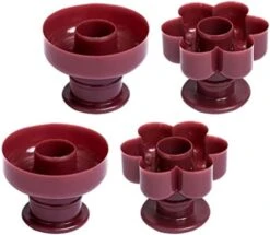 Cake Decorating Donut Maker Cutter Non-stick Doughnut Molds 4pcs Fondant Cake Bread Dessert Bakery Moulds Biscuit Stamp Moulds Baking Tool For Home Kitchen Pineapple Shape Donut Cutter -Wilton Shop 41dK3Xe6ciL. AC
