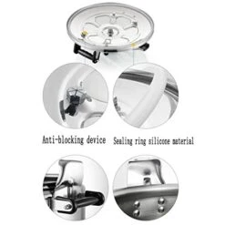 Induction Cooker Gas Pressure Cooker, Consumer And Commercial Large-capacity Stainless Steel Pressure Cooker, Outdoor Portable Explosion-proof Pressure Cooker, 22L / 30L / 40L More Rapid Heat Conducti -Wilton Shop 41dRgkjFecL