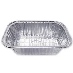 (100 Pack) Premium 1-LB Bread Loaf Baking Pans L Mini 6" X 3.7" X 2" L Extra-Heavy Duty L Disposable Aluminum Foil Oven Safe Sturdy 1-Pound Small Bread Tin -Wilton Shop 41dwJtb5HGL