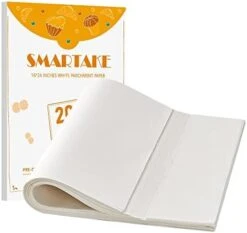 200 Pcs Parchment Paper Baking Sheets, 12x16 Inch Non-Stick Precut Baking Parchment, Suitable For Baking Grilling Air Fryer Steaming Bread Cup Cake Cookie And More (White) -Wilton Shop 41dxD8DkQSL. AC