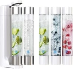 Limited Edition Fizzpod Sparkling Soda Maker With 5 One Liter Bottles Included. Carbonates Any Beverage (DPFZPOD1K2C_WS) -Wilton Shop 41eCPPoA SL. AC