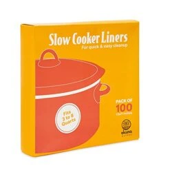 Slow Cooker Liners, Regular Size Clear Plastic Bags for Cooking (13x21 In, 100 Pack) -Wilton Shop 41eN1rBx9NL