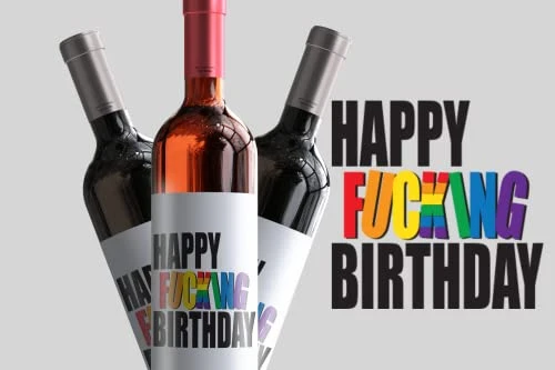 GENERIC LGBT Happy Fucking Birthday Wine Label, Birthday Party, My Best Bitches Wine Label, Wine Gift, Funny Cute ,Gifts For Her 5 GENERIC LGBT Happy Fucking Birthday Wine Label, Birthday Party, My Best Bitches Wine Label, Wine Gift, Funny Cute ,Gifts For Her - Image 3