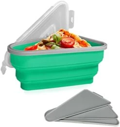 Reusable Pizza Storage Container, Pizza Container Expandable With 5 Microwavable Serving Trays, Adjustable Silicone Pizza Box To Organize Save Space, Microwave Dishwasher Safe-Red -Wilton Shop 41f23EFKNWL. AC