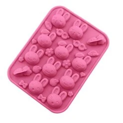 GENERIC Carrot Cake Silicone Cake Rabbit Chocolate Bunny Mould Baking Mold Decoration Cake Mould Baking Kits For Adults Full Set Pink (Pink, One Size) -Wilton Shop 41fGrPKZU4L