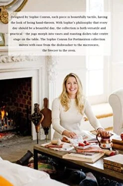 Portmeirion Sophie Conran White Square Roaster | 11 Inch Baking Pan For Oven | Deep Casserole Dish | Made From Fine Porcelain | Dishwasher And Microwave Safe -Wilton Shop 41fHgPD3WBL