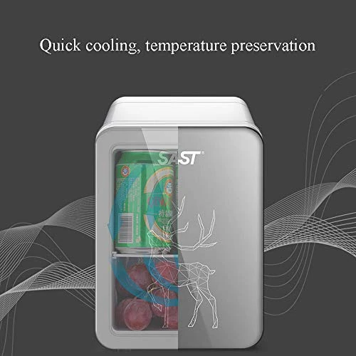 4L Mini Fridge,Portable Refrigerator,AC/DC Thermoelectric Cooler And Warmer For Breast Milk,Skincare,Foods,Cosmetic,Home And Car 4 4L Mini Fridge,Portable Refrigerator,AC/DC Thermoelectric Cooler And Warmer For Breast Milk,Skincare,Foods,Cosmetic,Home And Car - Image 2