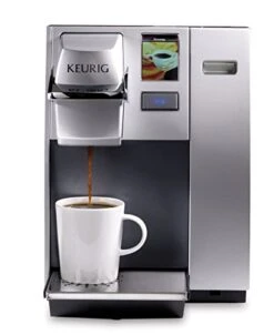 Keurig® K155 Office Pro Commercial Coffee Maker, Single Serve K-Cup Pod Coffee Brewer, Silver, Extra Large 90 Oz. Water Reservoir