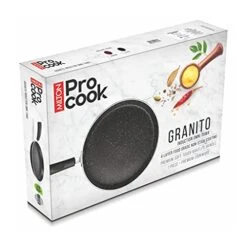 Ilton Pro Cook Granito Induction Omni Tawa, 26 Cm, Black -Wilton Shop 41fhdjRqQ8S