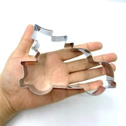 Pickup Truck With Christmas Tree Cookie Cutter - 4.9 X 3.6 Inches - Stainless Steel -Wilton Shop 41fuuserEEL
