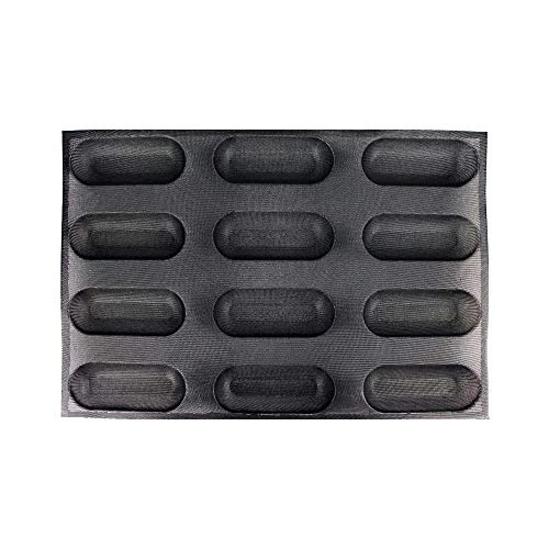 Hot Dog Molds Non Stick Bread Loaf Molds Baguette Pan Food Grade Silicone Bread Baking Mold 12 Loaf 40 X 60 For Making Bread 3 Hot Dog Molds Non Stick Bread Loaf Molds Baguette Pan Food Grade Silicone Bread Baking Mold 12 Loaf 40 X 60 For Making Bread