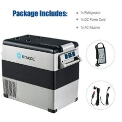 53 Quarts Portable Electric Car Cooler Refrigerator, Fast Cooling Car Fridge Freezer(-4℉~68℉), Electric Compressor Freezer Cooler With Operating Panel, For Vehicle, Boat, Travel, Outdoor And Home Use -Wilton Shop 41g03hXIHqL