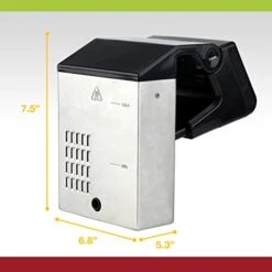 Sous Vide Precision Cooker By Vesta Precision - Imersa Pro | Powerful Pump Design | Accurate, Stable Temperature Control | Wi-Fi App Control | Touch Panel | 30 Liters | 1200 Watts -Wilton Shop 41gCQuWUbSL