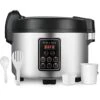 13L Commercial Large Rice Cooker & Food Warmer | 13.8QT/60 Cups Cooked Rice | 1350W Multi-function Electric Sushi Rice Cooker | LED Display | Timer Setting | Samrt Preset From 30 Min-24 Hrs -Wilton Shop 41gFa1UrRcL