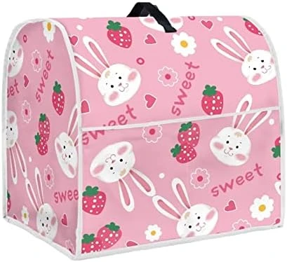 Strawberry Rabbit Kitchen Mixer With Organizer Bag Dust Cover Kitchen Stand Mixer Cover Kitchen Dust-proof Covers For Stand Mixer With Top Handle 10 Strawberry Rabbit Kitchen Mixer With Organizer Bag Dust Cover Kitchen Stand Mixer Cover Kitchen Dust-proof Covers For Stand Mixer With Top Handle - Image 8