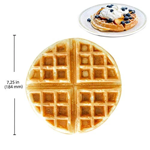 Belgian Waffle Maker | Waffle Iron | 360° Rotating Mechanism | 2 Round-Shape Waffles | Nonstick | 110V (DOUBLE) 5 Belgian Waffle Maker | Waffle Iron | 360° Rotating Mechanism | 2 Round-Shape Waffles | Nonstick | 110V (DOUBLE) - Image 3