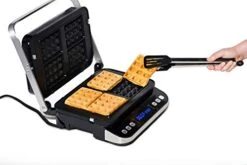 Edi Total Package 6-in-1 Digital Indoor Grill, Waffle Maker, Panini Press, Griddle, With Deluxe Accessory Kit -Wilton Shop 41gOZRVbYxL