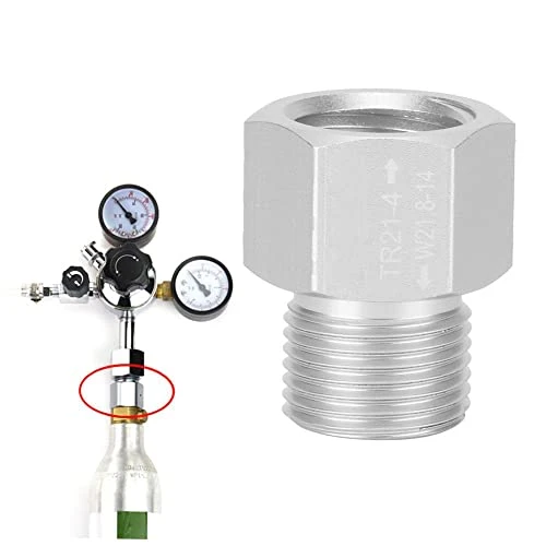Aluminum CO2 Cylinder Converter - Soda Stream Accessory & Carbon Dioxide Conversion Kit With Refill Connector Beverage Dispenser Fitting & Adapter For Silver Tank - Upgrade Your Bar 5 Aluminum CO2 Cylinder Converter - Soda Stream Accessory & Carbon Dioxide Conversion Kit With Refill Connector Beverage Dispenser Fitting & Adapter For Silver Tank - Upgrade Your Bar - Image 3
