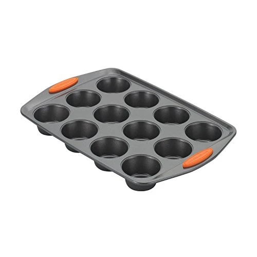 Nonstick Bakeware, Rectangle - 9 Inch X 13 Inch, Gray & Yum -o Nonstick Bakeware 12-Cup Muffin Tin With Grips / Nonstick 12-Cup Cupcake Tin With Grips - 12 Cup, Gray 7 Nonstick Bakeware, Rectangle - 9 Inch X 13 Inch, Gray & Yum -o Nonstick Bakeware 12-Cup Muffin Tin With Grips / Nonstick 12-Cup Cupcake Tin With Grips - 12 Cup, Gray - Image 5