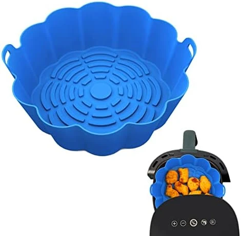 2 Pack Air Fryer Silicone Liners - 7.5 Inch Reusable Food Safe Air Fryer Silicone Pot, Round Air Fryer Basket Easy Cleaning For 3 To 5QT Air Fryer Oven Accessories, Replacement For Paper Liners 10 2 Pack Air Fryer Silicone Liners - 7.5 Inch Reusable Food Safe Air Fryer Silicone Pot, Round Air Fryer Basket Easy Cleaning For 3 To 5QT Air Fryer Oven Accessories, Replacement For Paper Liners - Image 8