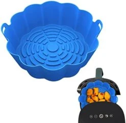 2 Pack Air Fryer Silicone Liners - 7.5 Inch Reusable Food Safe Air Fryer Silicone Pot, Round Air Fryer Basket Easy Cleaning For 3 To 5QT Air Fryer Oven Accessories, Replacement For Paper Liners 19 2 Pack Air Fryer Silicone Liners - 7.5 Inch Reusable Food Safe Air Fryer Silicone Pot, Round Air Fryer Basket Easy Cleaning For 3 To 5QT Air Fryer Oven Accessories, Replacement For Paper Liners -Wilton Shop 41ghKgFm7iL. AC