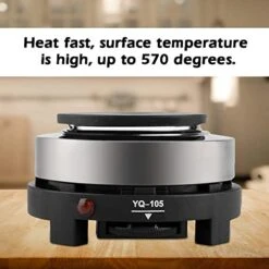 Mini Hot Plate Electric Stove, Portable 500W Electric Mini Stove Hot Plate Stove Cooking Plate Coffee Heater Multifunctional Stove Home Heater (US Plug 110V) -Wilton Shop 41grcsmrJWL 1
