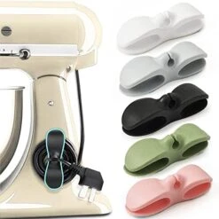 IFLYTEL Upgraded Cord Organizer For Appliances, 5 PCS Soft Silicone Material Cord Wrapper Holder For Most Kitchen Appliances Stick On Toaster, Air Fryer, Coffee Maker, Pressure Cooker -Wilton Shop 41h0Ram8OBL. AC