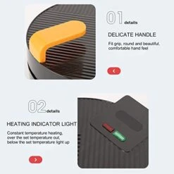 Mini Donut Maker Machine, Dessert Maker With Nonstick Surface, Electric Donut Making Machine, For Home, Kid Friendly Breakfast, Snacks, Desserts, Makes 8 Doughnuts, Black -Wilton Shop 41h2zjyhZDL 5