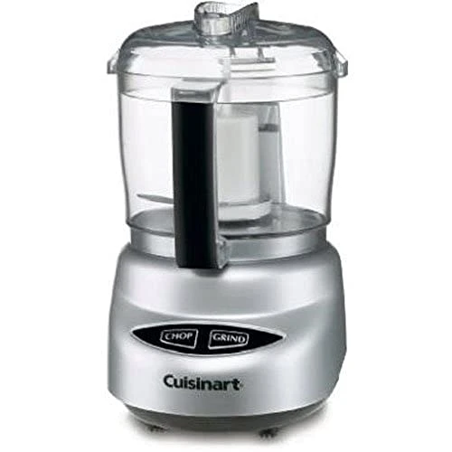 Cuisinart Food Processor, Mini-Prep 3 Cup, 24 Oz, Brushed Chrome And Nickel, DLC-2ABC 3 Cuisinart Food Processor, Mini-Prep 3 Cup, 24 Oz, Brushed Chrome And Nickel, DLC-2ABC