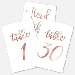 Gold Wedding Table Numbers Cards (1-30 + Head Table) 4x6 Double Sided Modern Calligraphy Foil Design Best For Receptions, Banquets, Cafés, Restaurants & Parties 15 Gold Wedding Table Numbers Cards (1-30 + Head Table) 4x6 Double Sided Modern Calligraphy Foil Design Best For Receptions, Banquets, Cafés, Restaurants & Parties -Wilton Shop 41hEEvEANqL. AC