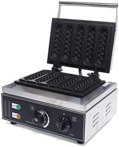 Electric Waffle Maker Machine 2000W, 4 Slice Nonstick Waffle Maker, Commercial Stainless Steel Square Waffle Maker, Temperature And Time Control, For Restaurant Bakeries Snack Bar Home, 50~300℃ 24 Electric Waffle Maker Machine 2000W, 4 Slice Nonstick Waffle Maker, Commercial Stainless Steel Square Waffle Maker, Temperature And Time Control, For Restaurant Bakeries Snack Bar Home, 50~300℃ -Wilton Shop 41hG79BtDnL. AC 1