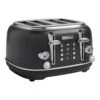 Toaster 4 Slice Gourmezza Stainless Steel With 5 Functions And 6 Shade Settings, 1500-Watts, Black -Wilton Shop 41hMk1vxQkL