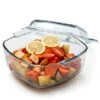 2.5L Glass Casserole With Glass Lid Square Casserole Dish For Oven Glass Microwavable Bowl With Lid -Wilton Shop 41hSuQgMuwL
