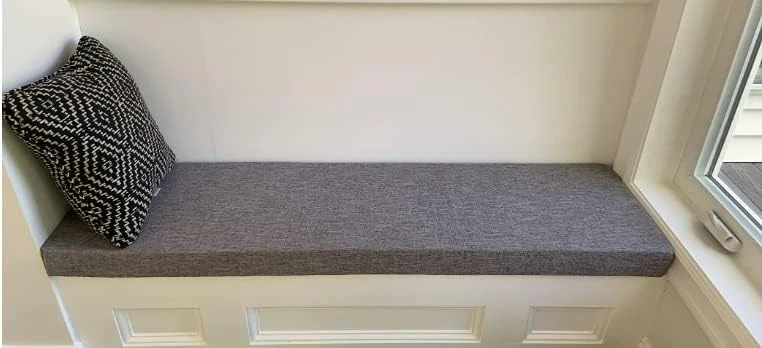 Custom Size Cushion For Bench, Settee Cushion, Window Seat Cushions Indoor, Window Seat Cushion (Olive-Green, Custom) 16 Custom Size Cushion For Bench, Settee Cushion, Window Seat Cushions Indoor, Window Seat Cushion (Olive-Green, Custom) - Image 14