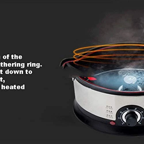 WAZTT Home Electric Food Steamer Multifunctional Steamer Pot Automatic Power-Of 3-Layer Large Capacity Seafood Steamer Cooker 6 WAZTT Home Electric Food Steamer Multifunctional Steamer Pot Automatic Power-Of 3-Layer Large Capacity Seafood Steamer Cooker - Image 4