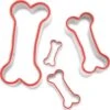 4Pcs Large Dog Bone Cookie Cutters Set, Dog Treats Cookie Cutter, Dog Bone Shapes Cutters, Homemade Dog Biscuit Treats Cutters, Coated With Soft PVC For Protection,4.7" 3.9'' 3.2'' 2.4" 1 4Pcs Large Dog Bone Cookie Cutters Set, Dog Treats Cookie Cutter, Dog Bone Shapes Cutters, Homemade Dog Biscuit Treats Cutters, Coated With Soft PVC For Protection,4.7" 3.9'' 3.2'' 2.4" -Wilton Shop 41hUNPgWjaL