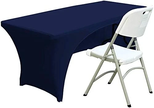 Spandex Open Back Table Cover 6 Ft. Fitted Polyester Tablecloth Stretch Spandex Tablecover Table Toppers 30+ Colors 12 Spandex Open Back Table Cover 6 Ft. Fitted Polyester Tablecloth Stretch Spandex Tablecover Table Toppers 30+ Colors - Image 10