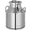 304 Stainless Steel Milk Can 20 Liter Milk Bucket Wine Pail Bucket 5.25 Gallon Milk Can Tote Jug With Sealed Lid Heavy Duty For Milk And Wine Liquid Storage