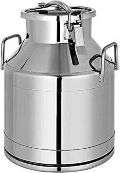 304 Stainless Steel Milk Can 20 Liter Milk Bucket Wine Pail Bucket 5.25 Gallon Milk Can Tote Jug With Sealed Lid Heavy Duty For Milk And Wine Liquid Storage -Wilton Shop 41hpRCAt7FL. AC