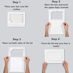 Cookie Cake Shop White Gift Boxes With Clear Window (12-Pack) Paper DIY Craft Storage | For Cookies, Goodies, Sweet Treats, T-Shirts, Gifts, Baked Goods | Hobbies, Crafter, & Other Small Favors -Wilton Shop 41hrPyF9HXL