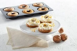 Lekue 0620406N01 Doughnut Silicone Mould 6 Cav. Black -Wilton Shop 41htBdSq04L